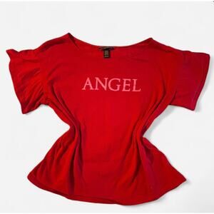 Victoria's Secret Red 'Angel' T-Shirt